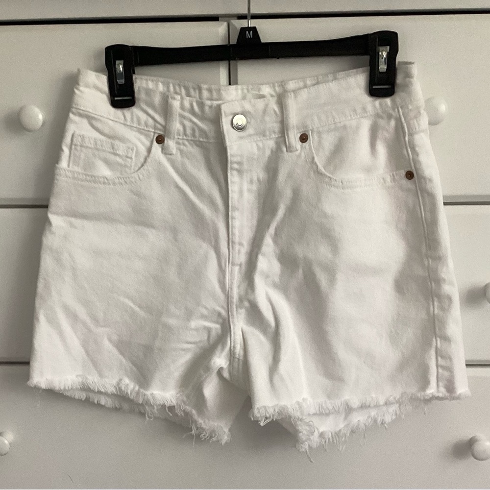 H&M White Denim Shorts